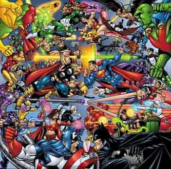 JLA Avengers in epic battle!